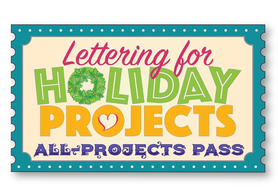 All-Projects Pass at Lettering for Holiday Projects