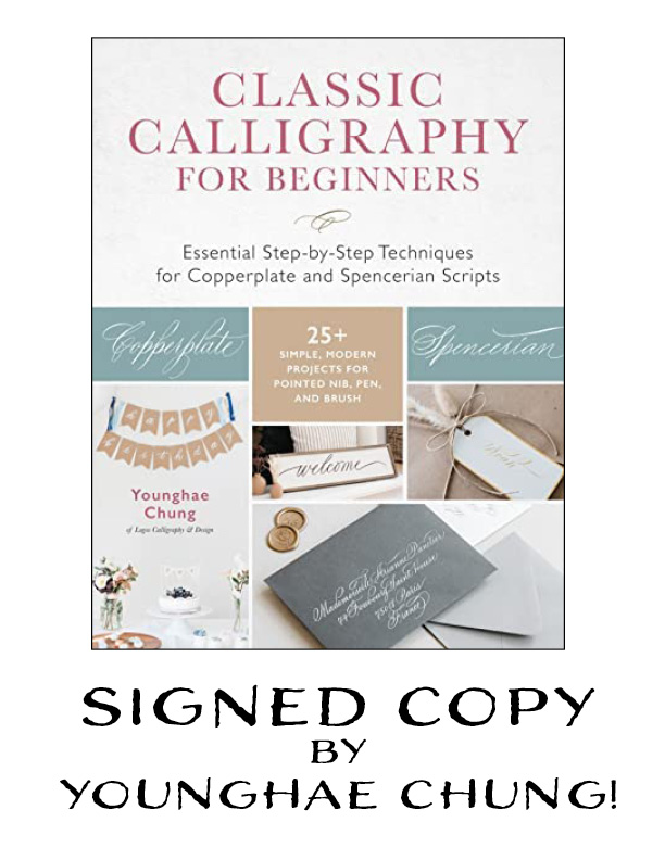 Autographed copy of Classic Calligraphy